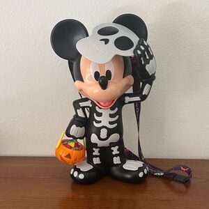 Skeleton Mickey Mouse Disneyland Accessory Popcorn Holder